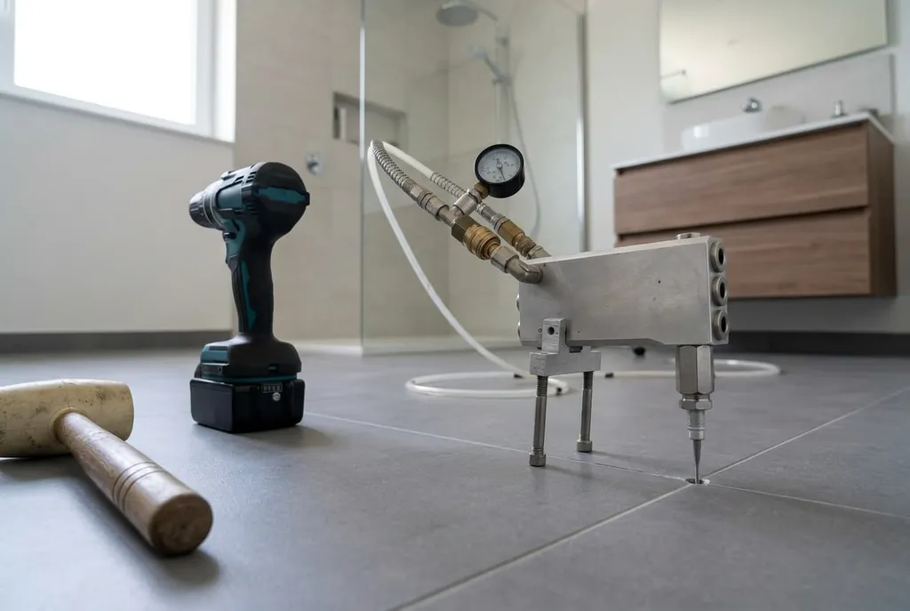 Kitbedrijf Nieuwkoop – holle tegels injecteren